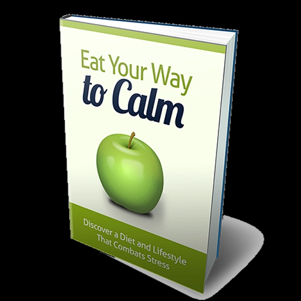illustration of Eat Your Way to Calm in hard cover