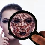 woman with magnifying glass